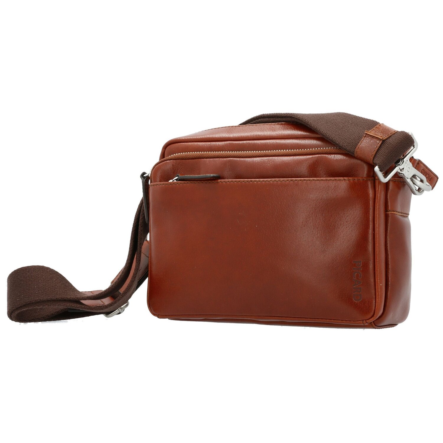 Picard Buddy sac à bandoulière en cuir 24 cm cognac sur