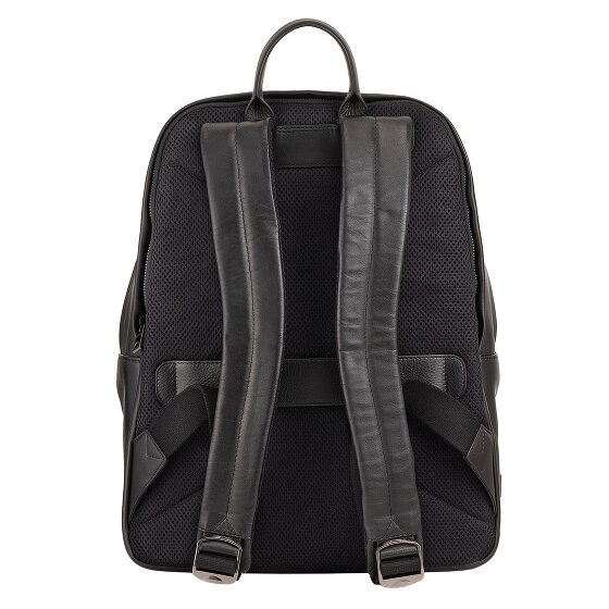 DuDu New York Daypack Cuir véritable 41 cm Compartiment ordinateur