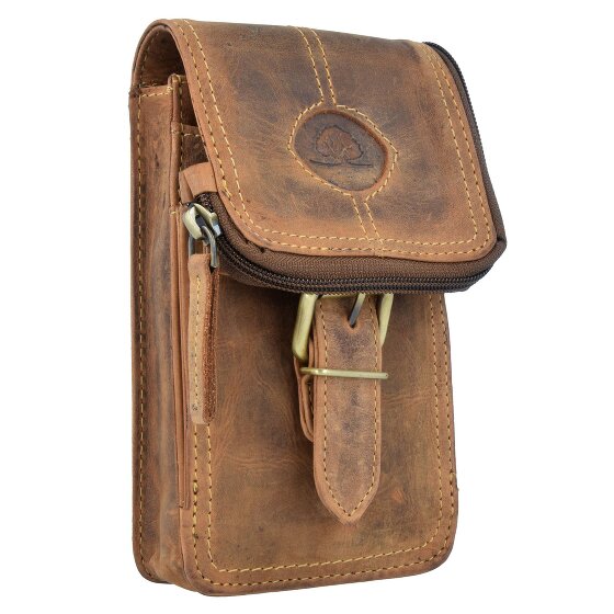 Greenburry Sac banane vintage en cuir 10 cm