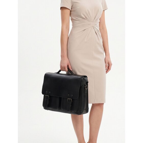 aunts & uncles Heritage Attaché-case Cuir véritable 39 cm Compartiment ordinateur