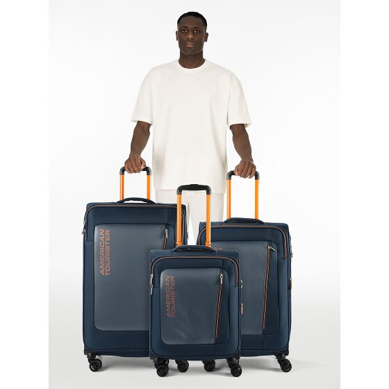 American Tourister Aktivus 4 roues Set de valises 3 pièces avec soufflet d'extension
