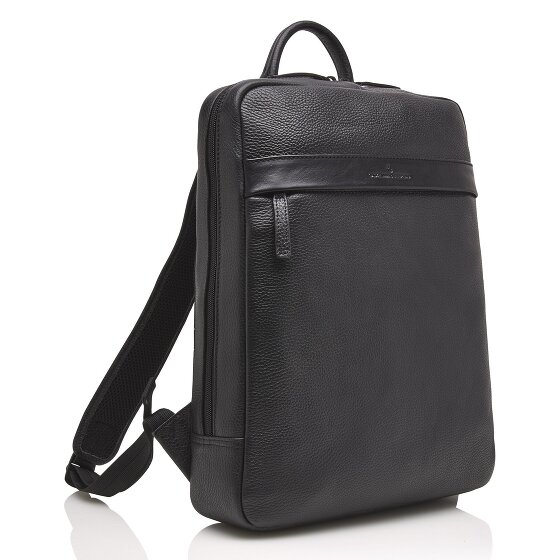 Castelijn & Beerens Bravo Sac à dos RFID en cuir 41 cm Compartiment pour ordinateur portable