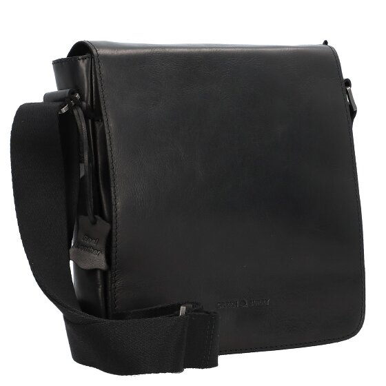 Greenburry Pure Black Sac à bandoulière Cuir 22 cm