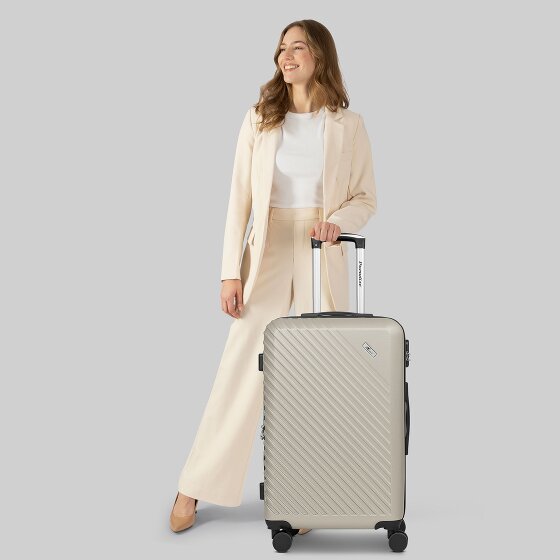 Check.In Paradise 2.0 4 roulettes Trolley M 68 cm avec soufflet d'extension