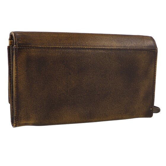 Greenburry Destressed Porte-monnaie Protection RFID Cuir 13 cm