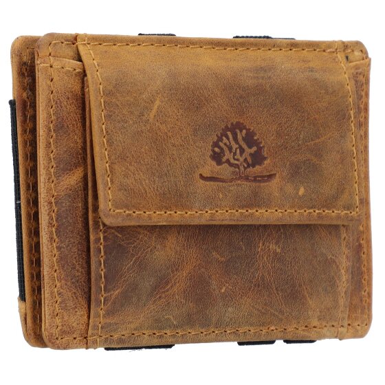 Greenburry Vintage Magic Porte-monnaie en cuir RFID 10 cm