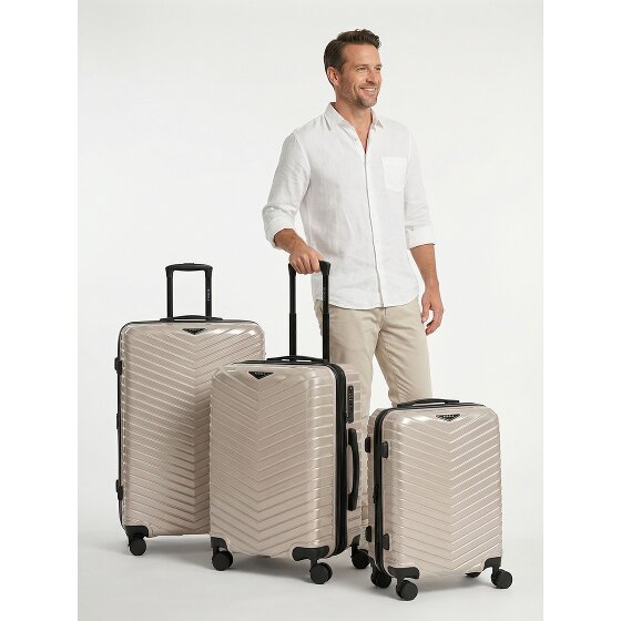 Redolz Essentials 18 2.0 4 roues Set de valises 3 pièces avec soufflet d'extension
