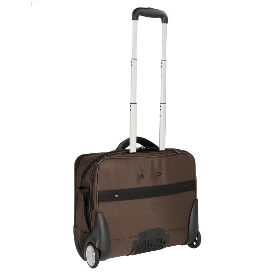 Dermata 2 roues Valise business 41 cm Compartiment ordinateur