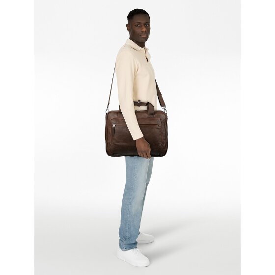 camel active Traces Porte-documents Cuir 39 cm Compartiment pour ordinateur portable