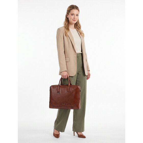 The Bridge Matteo Attaché-case Cuir véritable 38 cm Compartiment ordinateur
