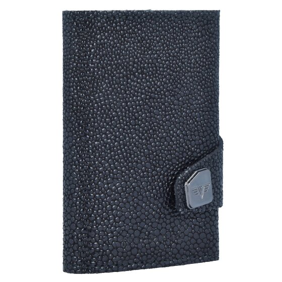 Tru Virtu Click & Slide Étui pour cartes de crédit Protection RFID Cuir véritable 6.5 cm