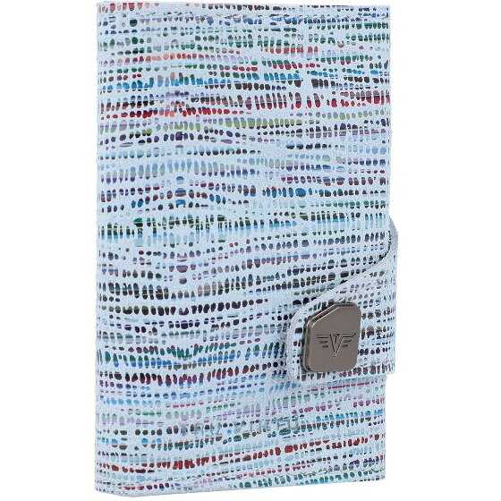 Tru Virtu Click & Slide Porte-cartes de crédit RFID en cuir 6,5 cm