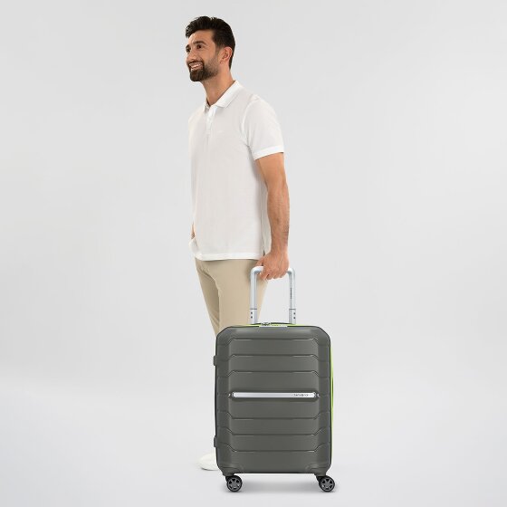 Samsonite Flux 4 roulettes Trolley de cabine 55 cm avec soufflet d'extension