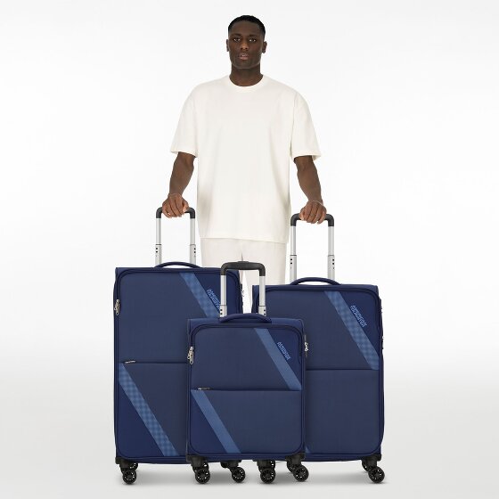 American Tourister Star Max 4 roulettes Set de valises 3 pièces avec soufflet d'extension