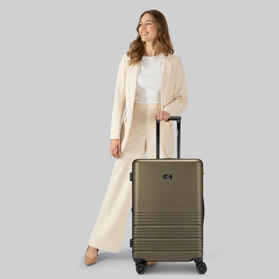 camel active Hanoi 4 roulettes Trolley M 65 cm avec soufflet d'extension