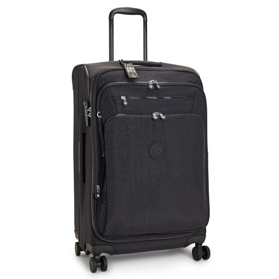 Kipling Basic New Youri Spin 4 roulettes Trolley M 68 cm avec soufflet d'extension