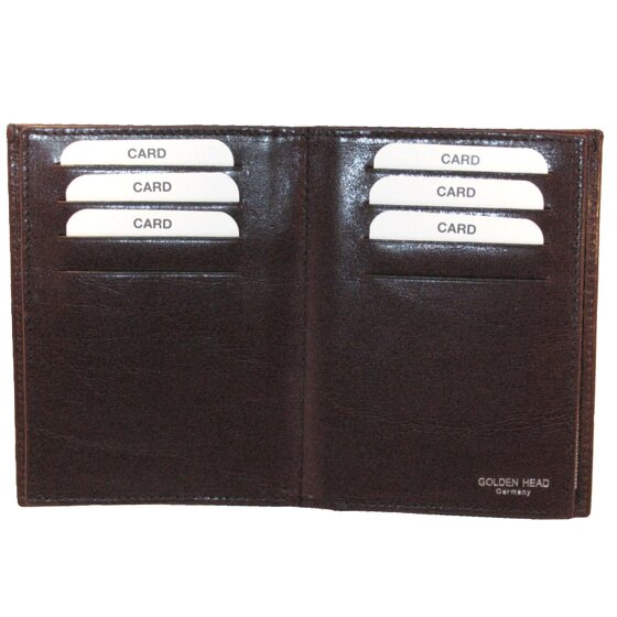 Golden Head Porte-cartes d'identité Colorado RFID en cuir 9 cm