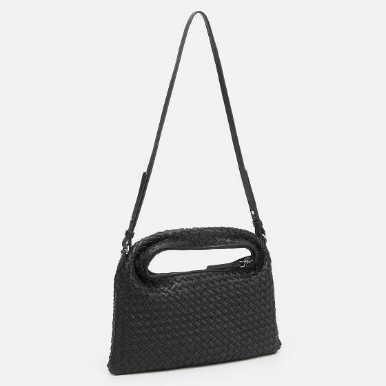 LES VISIONNAIRES Sadie Weave Sac à bandoulière Cuir véritable 37 cm