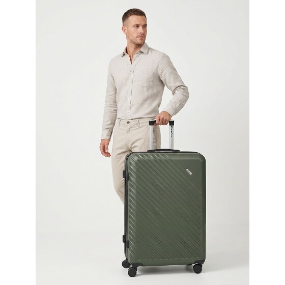 Check.In Paradise 2.0 4 roues Valise cabine L 78 cm avec soufflet d'extension
