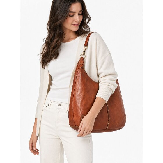 Campomaggi Wanda Sac à bandoulière Cuir véritable 38 cm