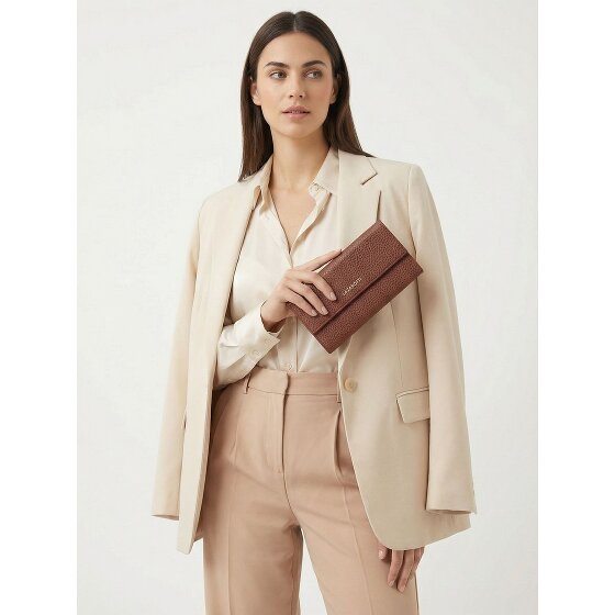 Lazarotti Bologna Leather Porte-monnaie Cuir véritable 19 cm