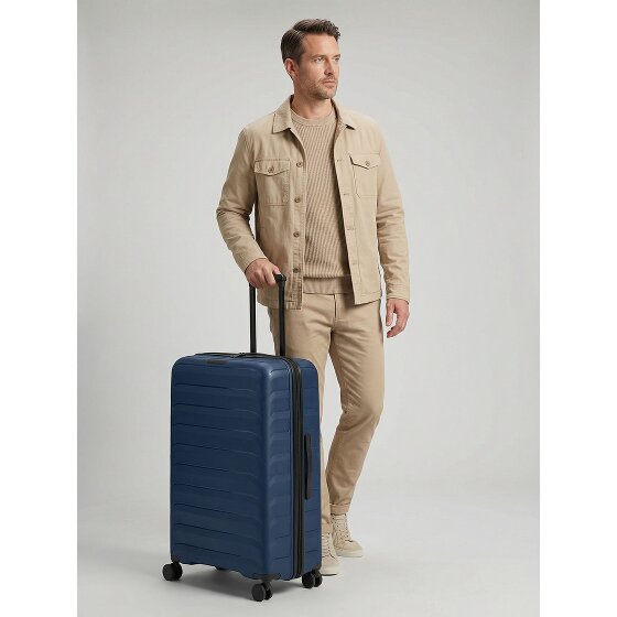 d&n Toronto 4 roues Valise cabine L 75 cm avec soufflet d'extension