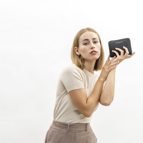 Lazarotti Milano Leather Porte-monnaie en cuir 13,5 cm