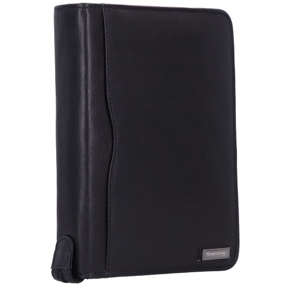 Greenland Nature Black Nappa Porte-objets en cuir 19 cm