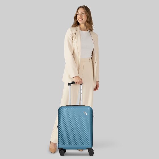 Check.In Paradise 2.0 4 roulettes Trolley de cabine S 55 cm avec soufflet d'extension