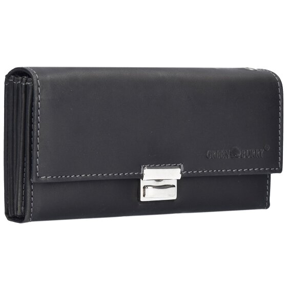 Greenburry Portefeuille Vintage pour serveur en cuir 18 cm