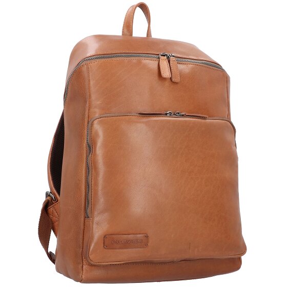 Plevier Rock Amaril Sac à dos professionnel Cuir 43 cm Compartiment pour ordinateur portable