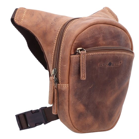 Greenburry Sac banane Vintage Biker en cuir 20 cm