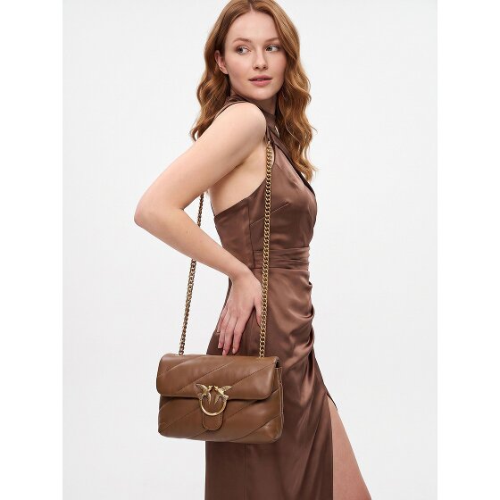 PINKO Love Puff Sac à bandoulière Cuir véritable 27 cm
