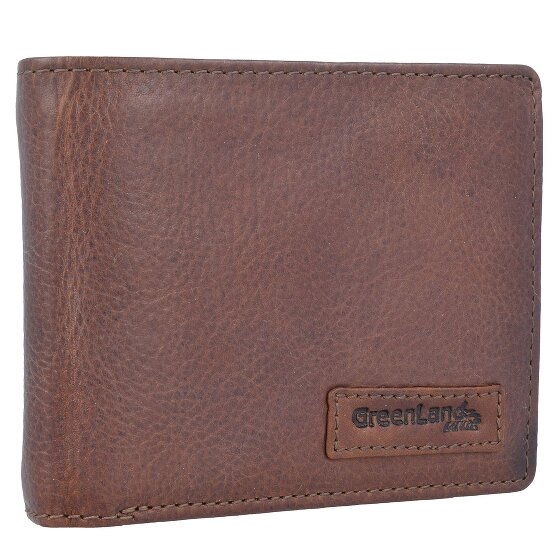 Greenland Nature Soft & Safe Porte-monnaie en cuir RFID 12 cm