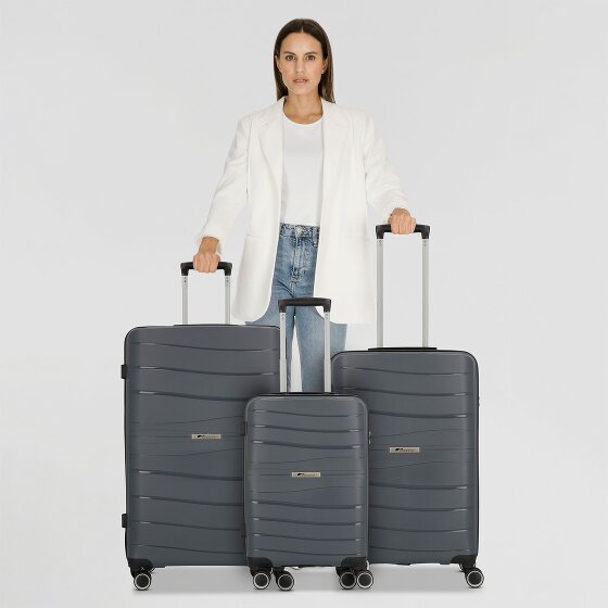 Cocoono Leon 4 roulettes Set de valises 3 pièces