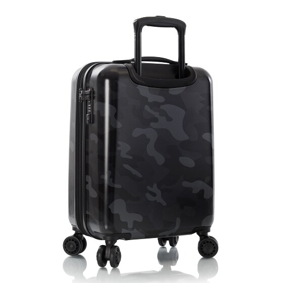 Heys Black Camo 4 roues Valise cabine S 53 cm avec soufflet d'extension