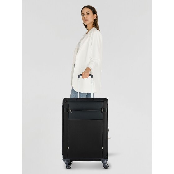 Samsonite Citybeat 4 roulettes Trolley 66 cm avec soufflet d'extension