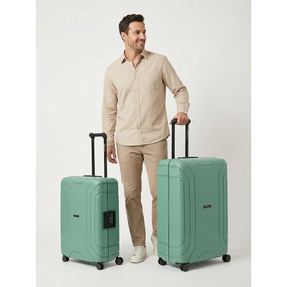 Redolz Essentials 15 Set de valises à 4 roulettes 2 pièces avec fermeture à trois points