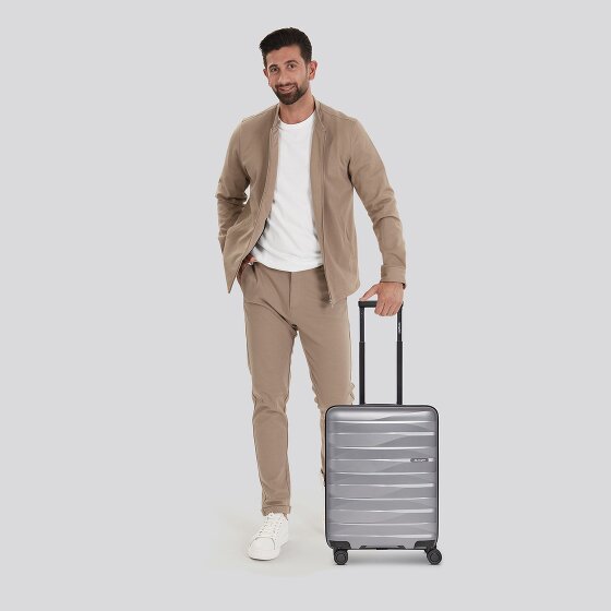 Bergpfeil Travel 4 roues Valise cabine S 55 cm avec soufflet d'extension