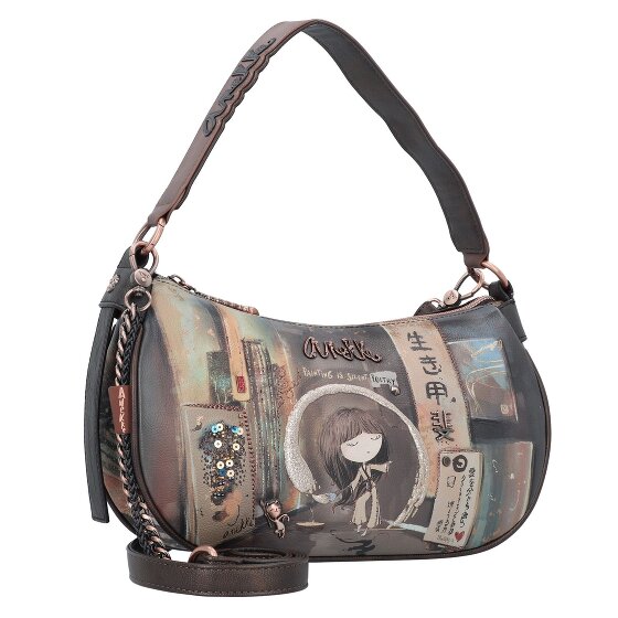Anekke Shoen Brown Sac à bandoulière 31 cm