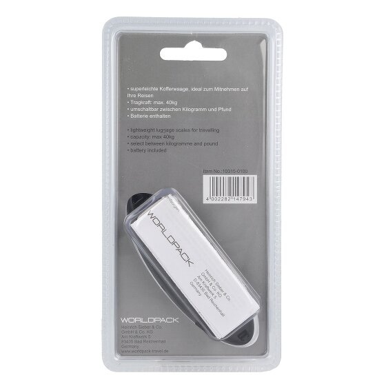 Worldpack Pèse-valises 4 cm