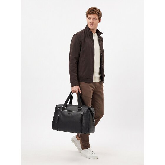 Strellson Kennington Sac de voyage Weekender Cuir véritable 48 cm