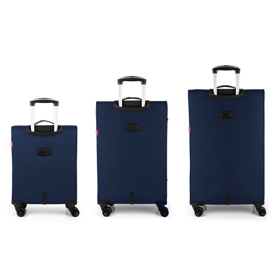 Gabol Zambia 4 roulettes Set de valises 3 pièces avec soufflet d'extension