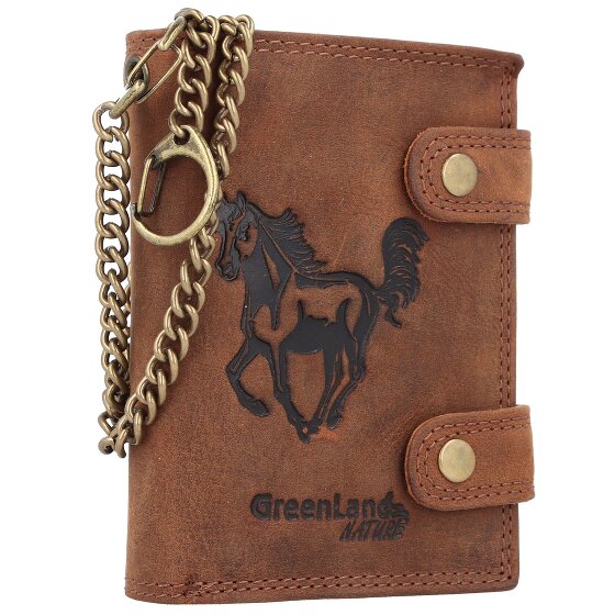 Greenland Nature Montenegro Porte-monnaie Protection RFID Cuir véritable 2 cm