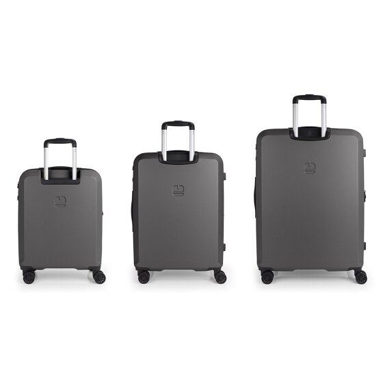 Gabol Montreal 4 roulettes Set de valises 3 pièces avec soufflet d'extension