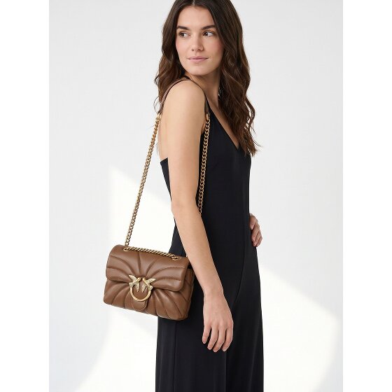 PINKO Love Puff Sac à bandoulière Cuir véritable 23 cm