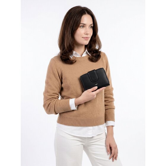 Golden Head Polo Porte-monnaie Protection RFID Cuir véritable 12.5 cm