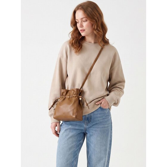 DuDu Sac à bandoulière Cuir véritable 18 cm