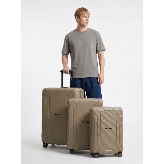 Redolz Essentials 15 Set de valises à 4 roulettes 3 pièces avec fermeture à trois points