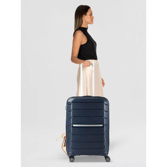 Samsonite Flux 4 roues Valise cabine 68 cm avec soufflet d'extension